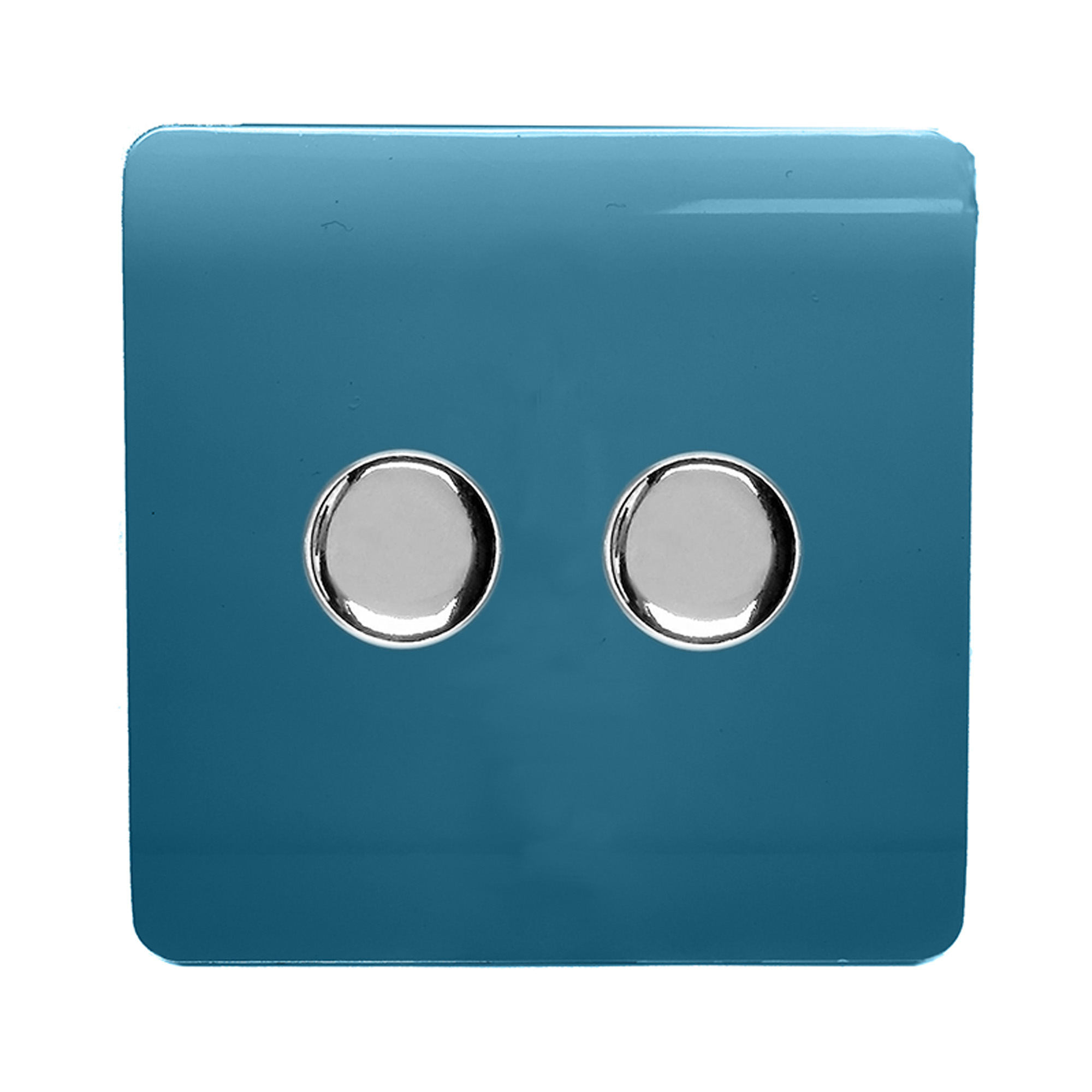 ART-2LDMOB  2 Gang 2 Way LED Dimmer Switch Ocean Blue